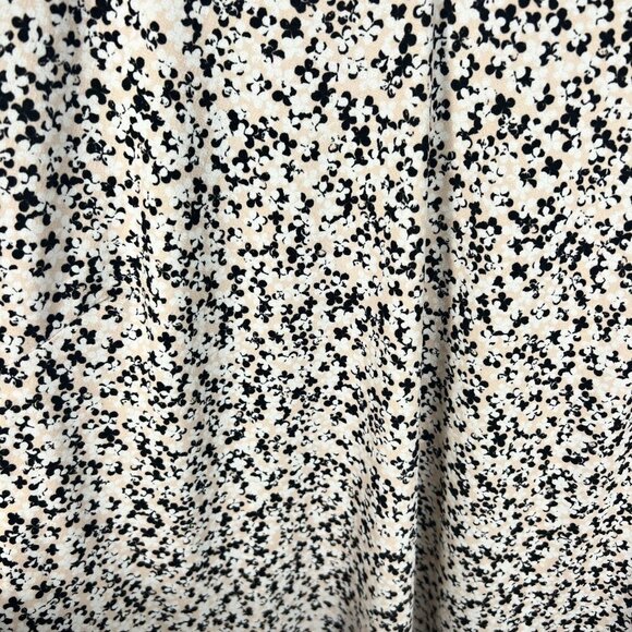 Adrianna Papell Womens Pullover Abstract Floral Top Plus Size 3X Stretchy V Neck - Picture 7 of 11